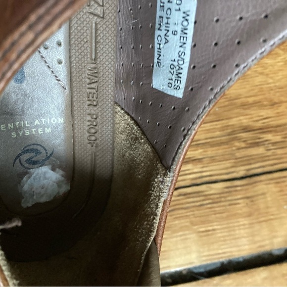 ZARA Serenity Mary Janes Womens Size 9 Brown Natural Leather Driving Moc… - Picture 3 of 8